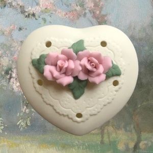 Vintage Rose Trinket Box
